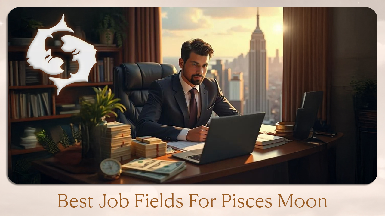 Best job fields for Pisces moon